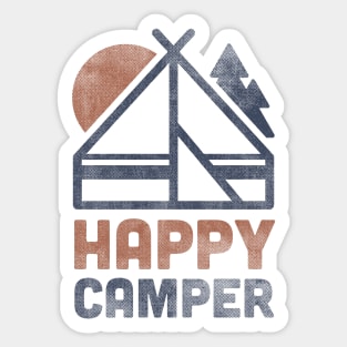 Happy Camper Sticker